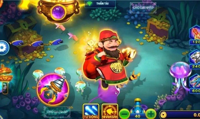 Hệ thống vũ khí trong game Bắn Cá Thần Tài SV368