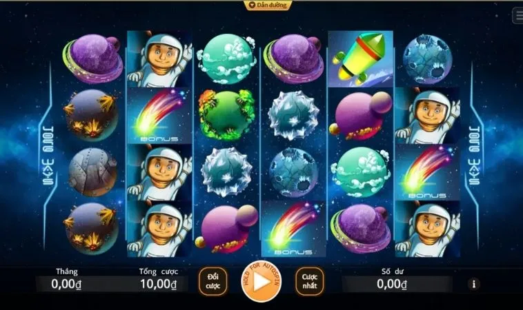 Giao diện chơi Nổ Hũ Vũ Trụ SV368