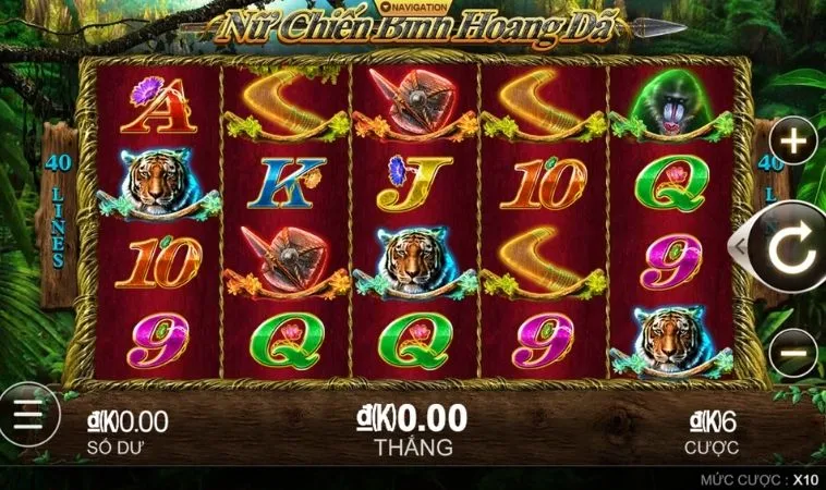 Giao diện chơi Nổ Hũ Rừng Xanh SV368